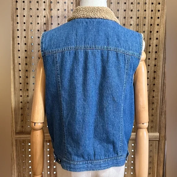 GUC Denim Sherpa Vest - Picture 4 of 7